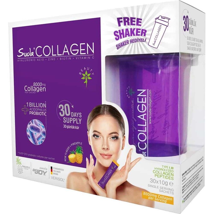 Suda Collagen - Suda Collagen Probiotic Pineapple 10 gr x 30 Saşe