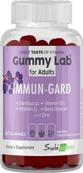 Suda Vitamin Immun-Gard Yetişkinler için 60 gummi