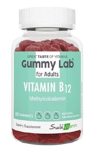 Suda Vitamin - Suda Vitamin Gummy B12 Yetiskinler 60 Gummies