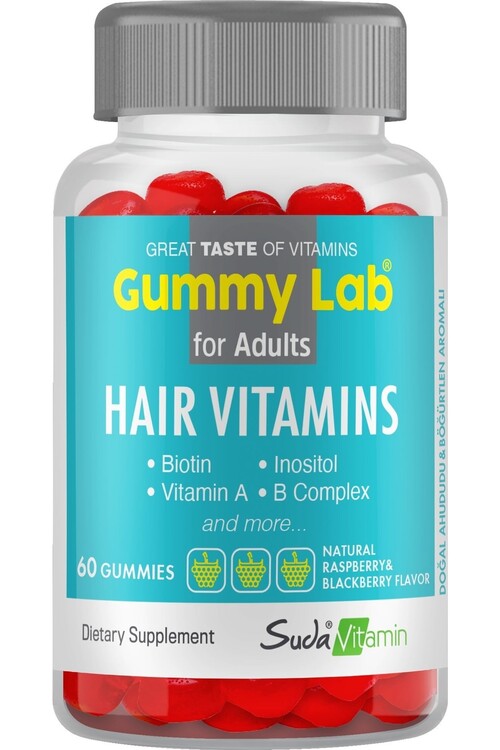 Gummy Lab - Suda Vitamin Hair Vitamin Gummy Biotin 60 Gummies