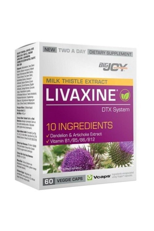 Suda Vitamin Milk Thistle Extract Livaxine 60 Kaps