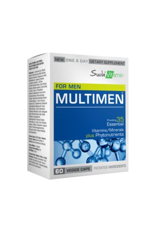 Suda Vitamin Multimen Mens Multivitamin 60 Bitkise