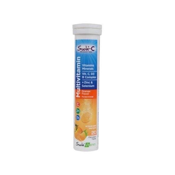 Suda Vitamin - Suda Vitamin Multivitamin Orange 20 Efervesan Tabl