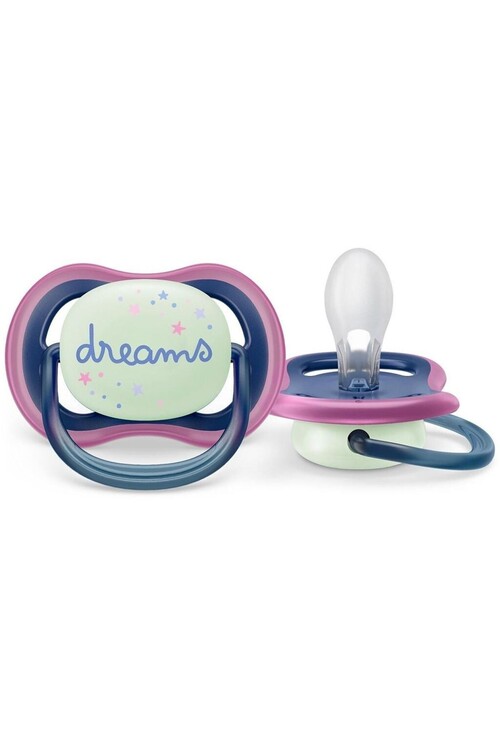 Philips Avent Ultra Air Night Karanlıkta Parlayan Gece Emziği 6-18 Ay Kız