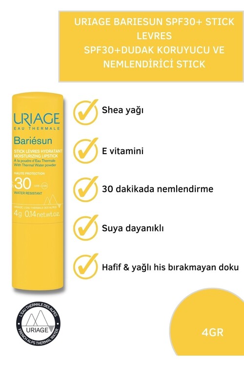 Uriage Bariesun Spf 30 Stick Levres 4 G