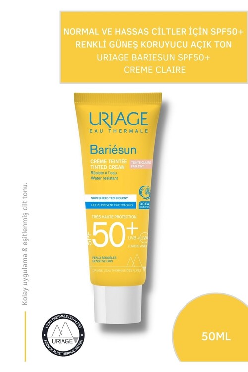 Uriage - Uriage Bariesun Spf 50 Creme Claire T 50 ml Renkli