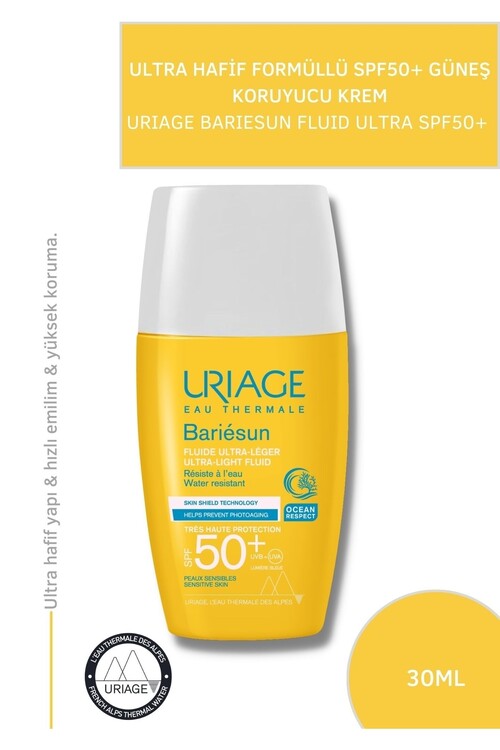 Uriage - Uriage Bariesun Spf 50 Fluide Ultra 30 ml Ultra Ha