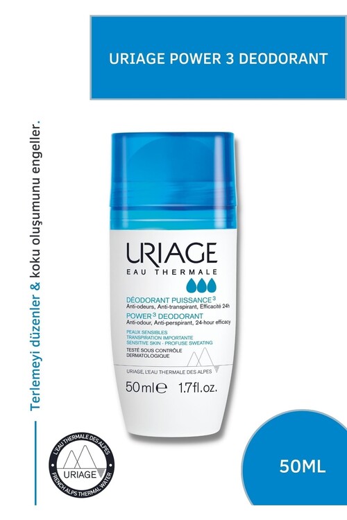 Uriage - Uriage Eau Thermale Deodorant Puissance 50 ml Hass