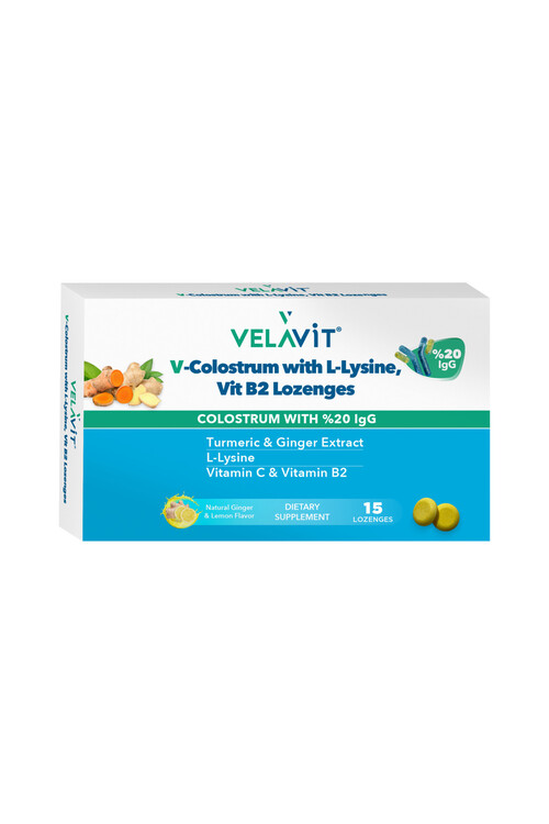 Velavit - Velavit V-colostrum with L-Lysine Kolostrum Pastil
