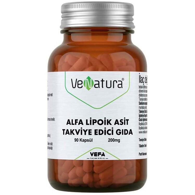 Venatura - Venatura Alfa Lipoik Asit 200 mg 90 Kapsül