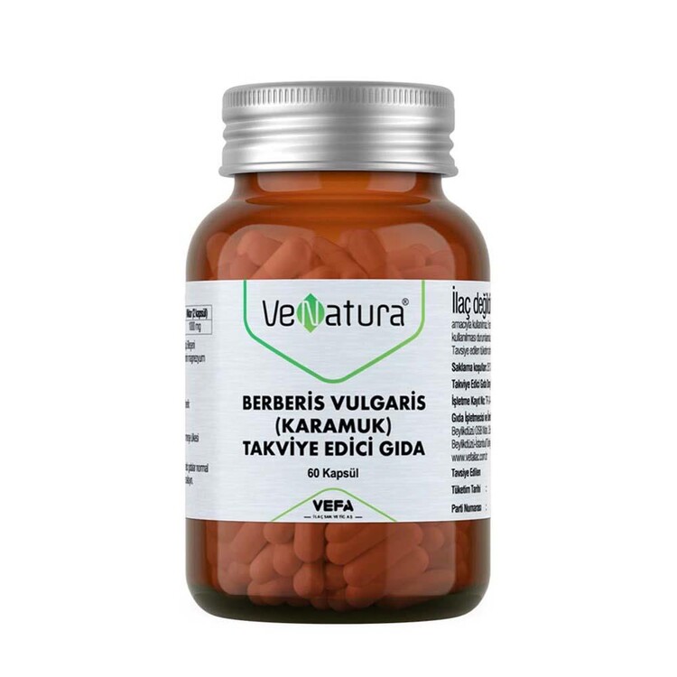 Venatura Berberis Vulgaris Takviye Edici Gıda 60 K