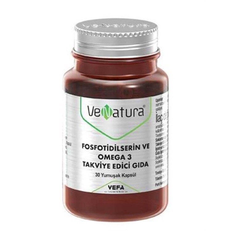 VeNatura Fosfotidilserin ve Omega 3 Takviye Edici 