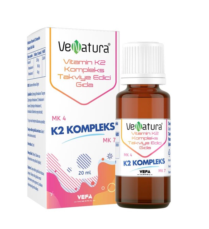 Venatura K2 Kompleks Takviye Edici Gıda 20 ml