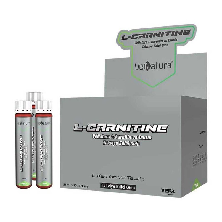 Venatura L-Carnitine ve Taurin 25 ml x 20 Şişe