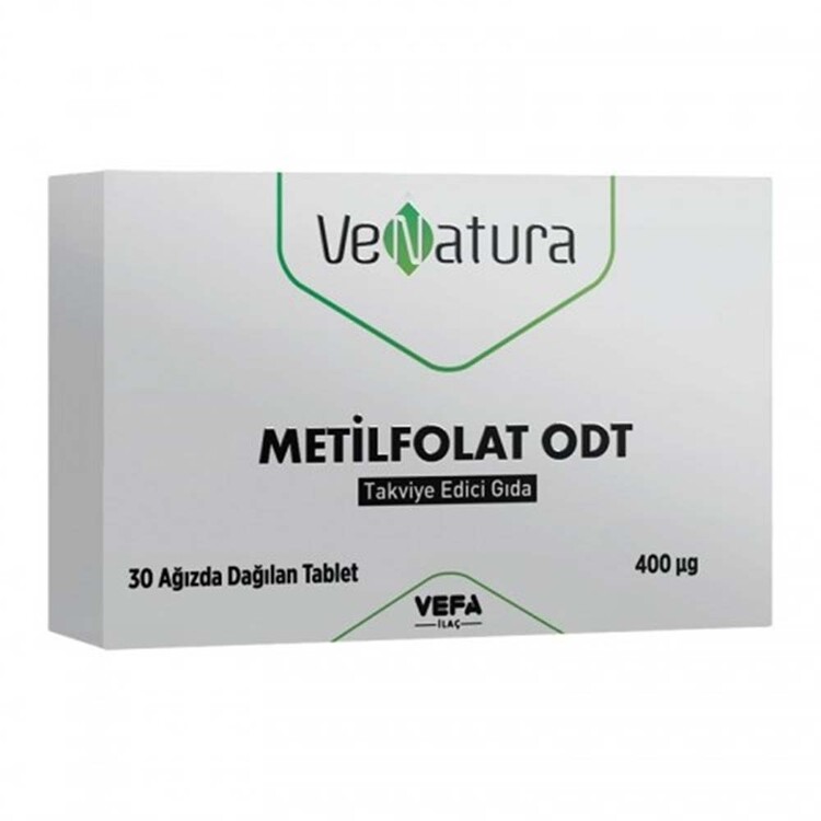 Venatura - VeNatura Metilfolat Odt Takviye Edici Gıda 30 Tabl