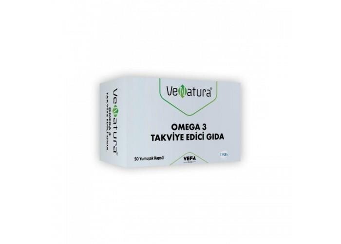 Venatura - VeNatura Omega 3 Takviye Edici Gıda 50 Yumuşak Kap