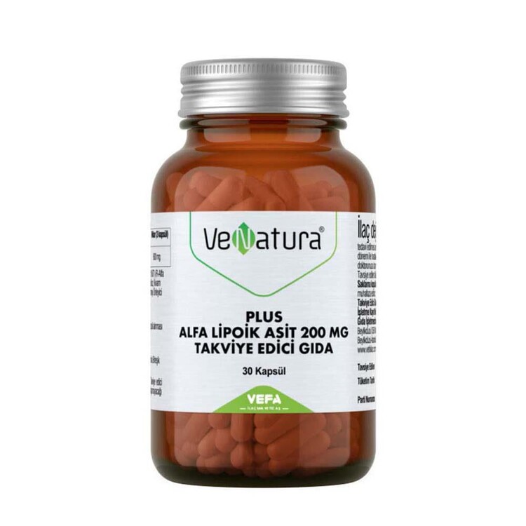 Venatura - Venatura Plus Alfa Lipoik Asit 200 mg Takviye Edic