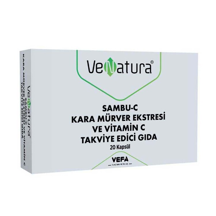 Venatura - Venatura Sambu-C Kara Mürver Ekstresi ve Vitamin C