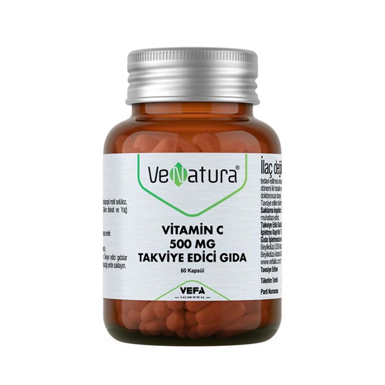 Venatura - VeNatura Vitamin C 500 MG Takviye Edici Gıda 60 Ka
