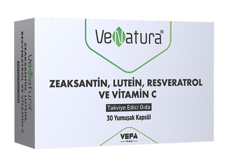 Venatura - VeNatura Zeaksantin Lutein Resveratrol ve Vitamin 
