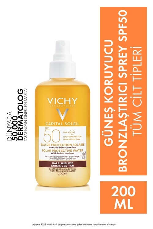 Vichy - Vichy Capital Soleil Protective Water Spf50 200ml