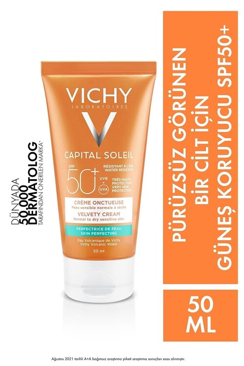 Vichy Capital Soleil Spf50+ Velvety Güneş Kremi 50