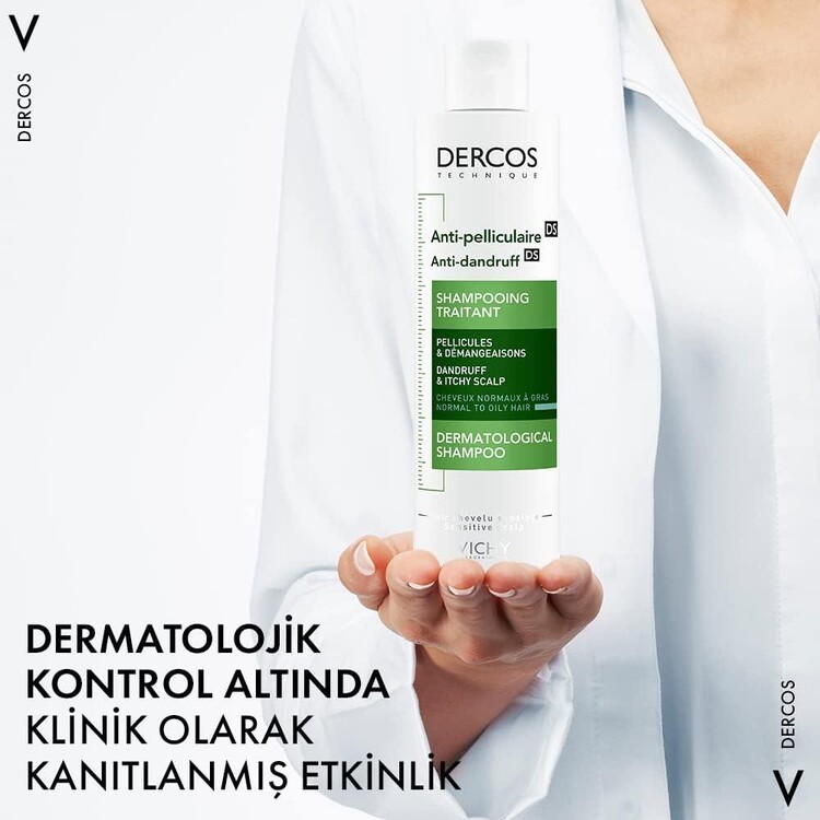 Vichy Dercos Anti Dandruff Kepek Karşıtı Şampuan 200 ml - Normal ve Yağlı Saçlar