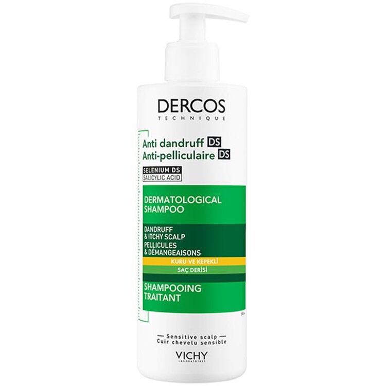Vichy Dercos Anti Dandruff Kepek Karşıtı Şampuan 390 ml - Kuru ve Kepekli Saçlar