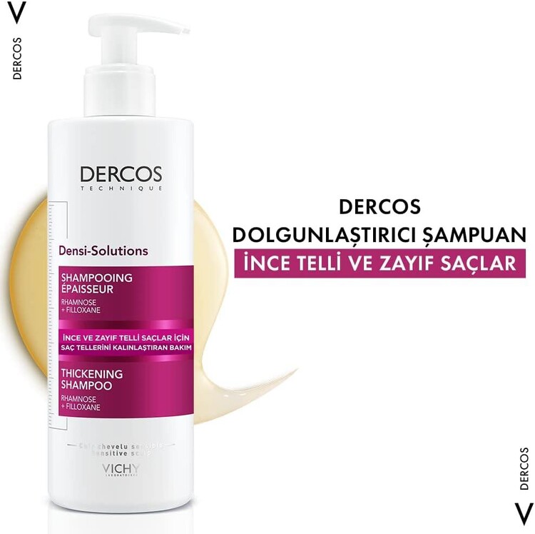 Vichy Dercos Densi-Solutions İnce ve Zayıf Saçlar İçin Şampuan – 400 ml