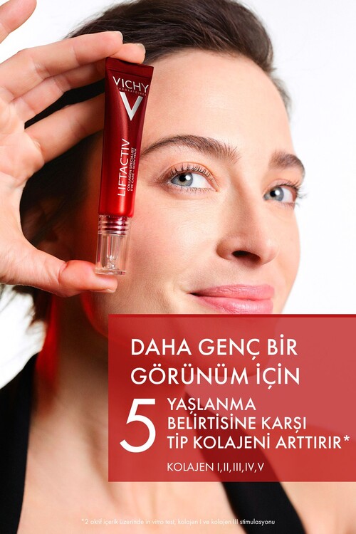 Vichy Liftactiv Collagen Specialist Yaşlanma Belirtilerine Karşı Göz Bakım Kremi 15 ml