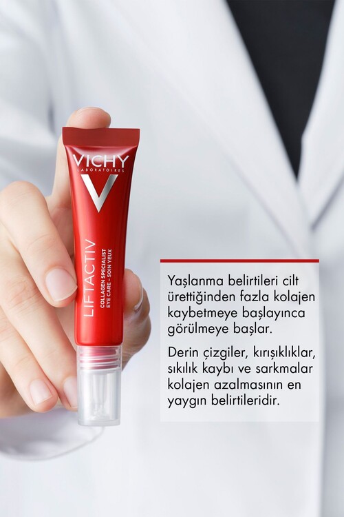Vichy Liftactiv Collagen Specialist Yaşlanma Belirtilerine Karşı Göz Bakım Kremi 15 ml