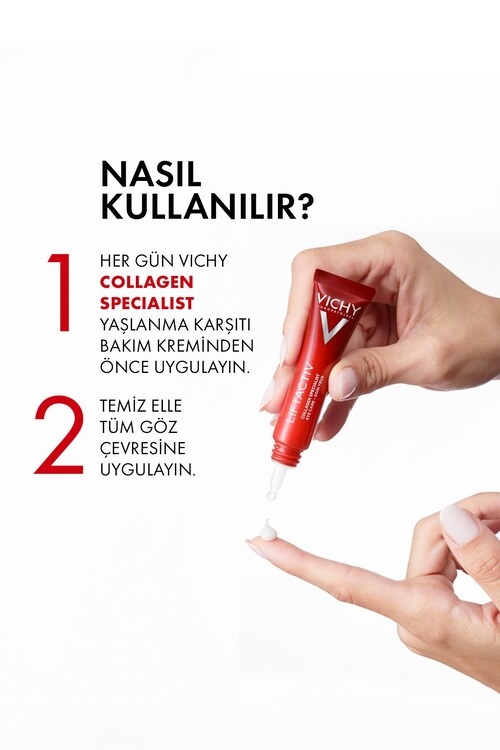 Vichy Liftactiv Collagen Specialist Yaşlanma Belirtilerine Karşı Göz Bakım Kremi 15 ml