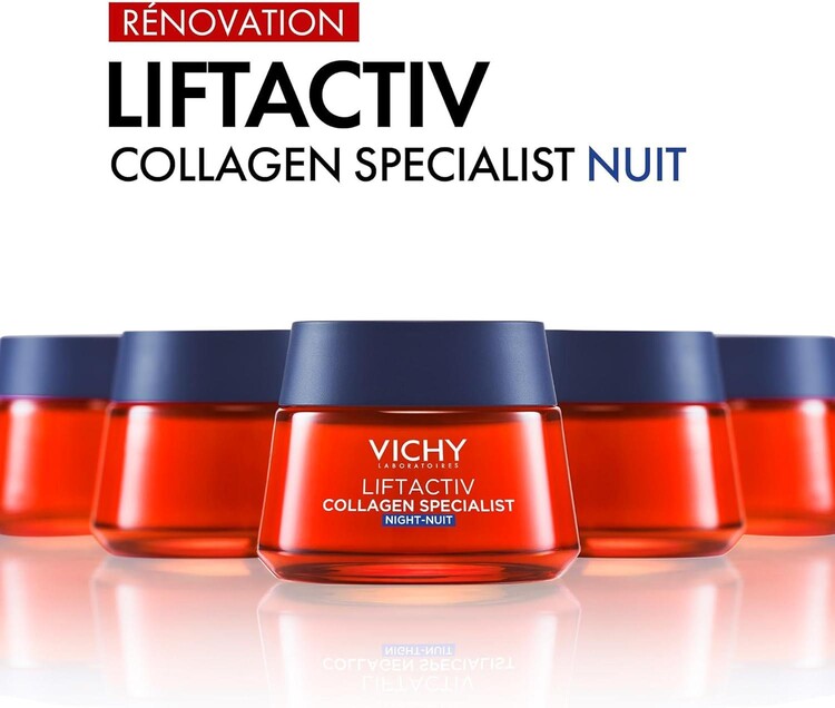 Vichy Liftactiv Collagen Specialist Yaşlanma Karşıtı Gece Bakım Kremi 50 ml