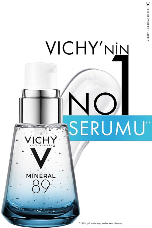 Vichy Mineral 89 Hyalüronik Asit İçeren Nemlendirici ve Güçlendirici Serum 15 ml
