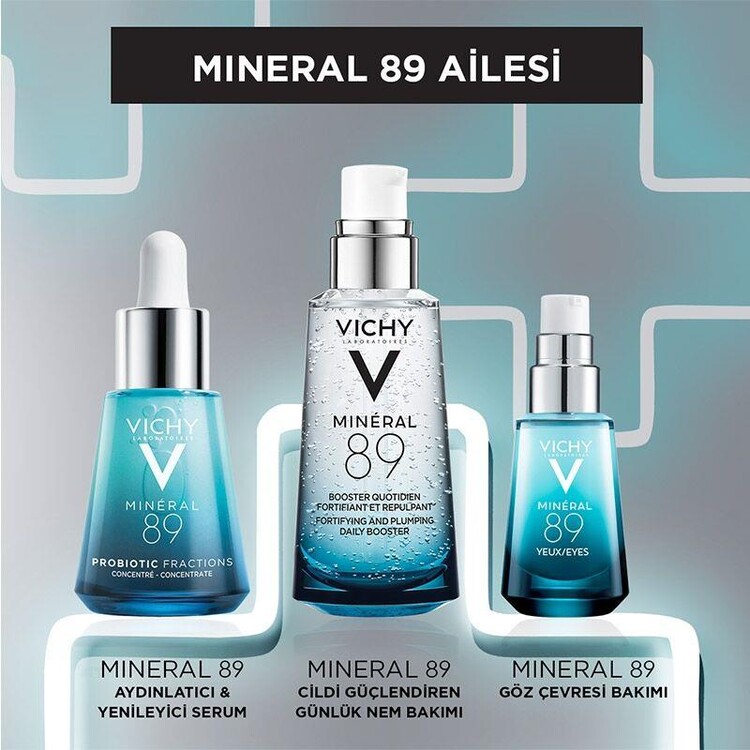 Vichy Mineral 89 Probiyotik Aydınlatıcı Yenileyici ve Onarıcı Serum – 30 ml