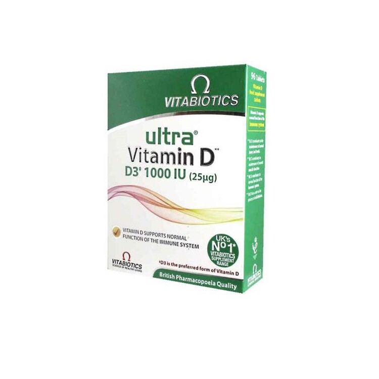 Vitabiotics - Vitabiotics Ultra Vitamin D3 96 Tablet