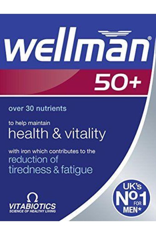 Vitabiotics Wellman 50+ 30 Tablet