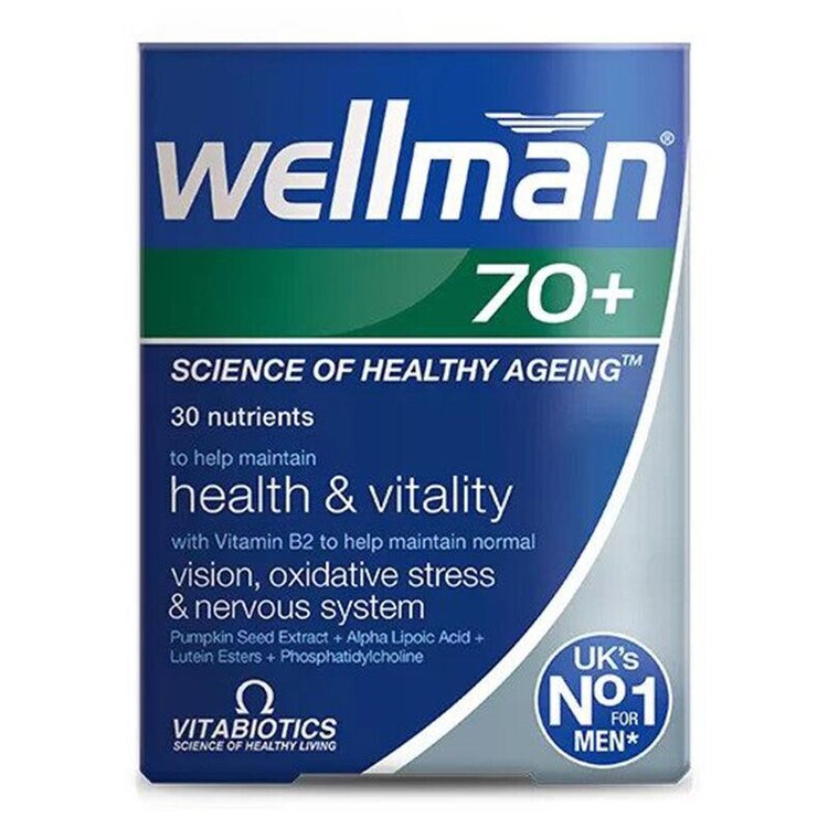 Vitabiotics - Vitabiotics Wellman 70+ 30 Tablet
