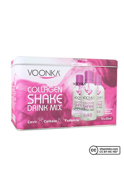 Voonka Beauty Collagen Shake Drink Mix 15 X 50 ml