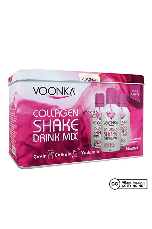 Voonka Beauty Collagen Shake Drink Mix 15 X 50 ml