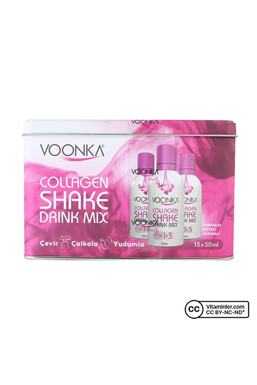 Voonka Beauty Collagen Shake Drink Mix 15 X 50 ml