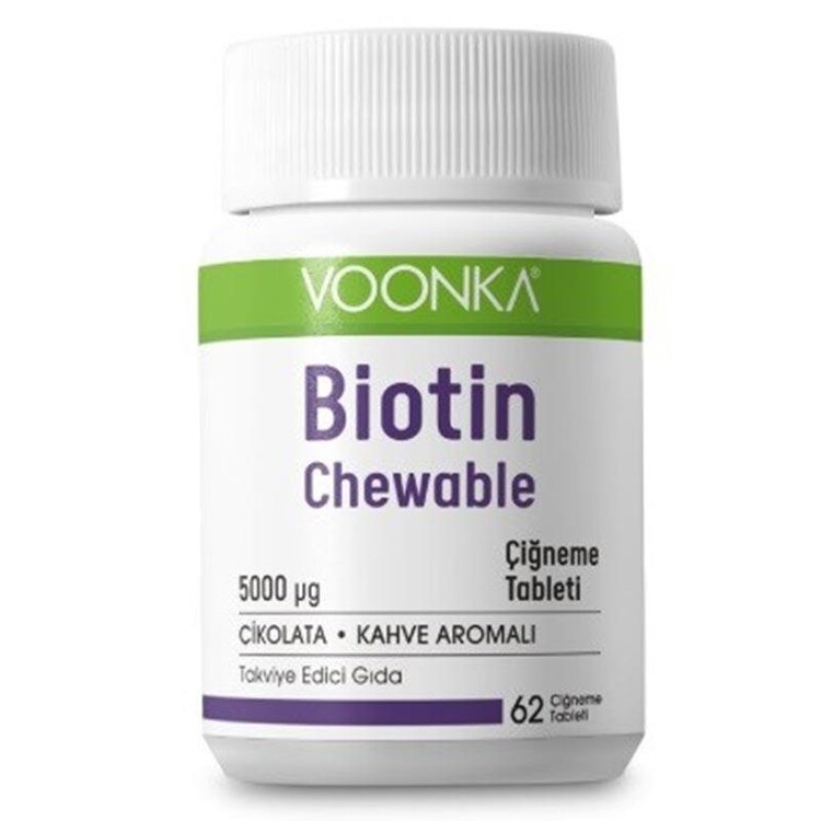 Voonka - Voonka Biotin Chewable Takviye Edici Gıda 62 Table