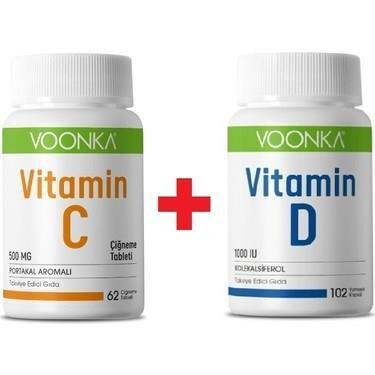 Voonka - Voonka C Vitamini 62 Tablet Avantajlı Kış Paketi D