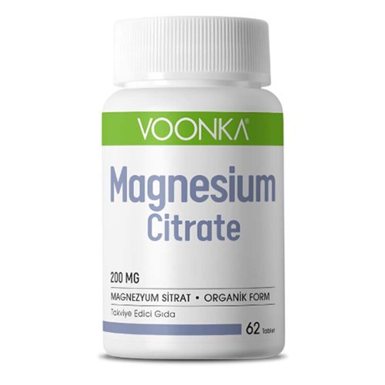 Voonka - Voonka Magnesium Citrate 200 mg 62 Kapsül