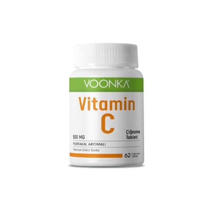 Voonka - Voonka Vitamin C Portakal Aromalı 62 Çiğneme Table