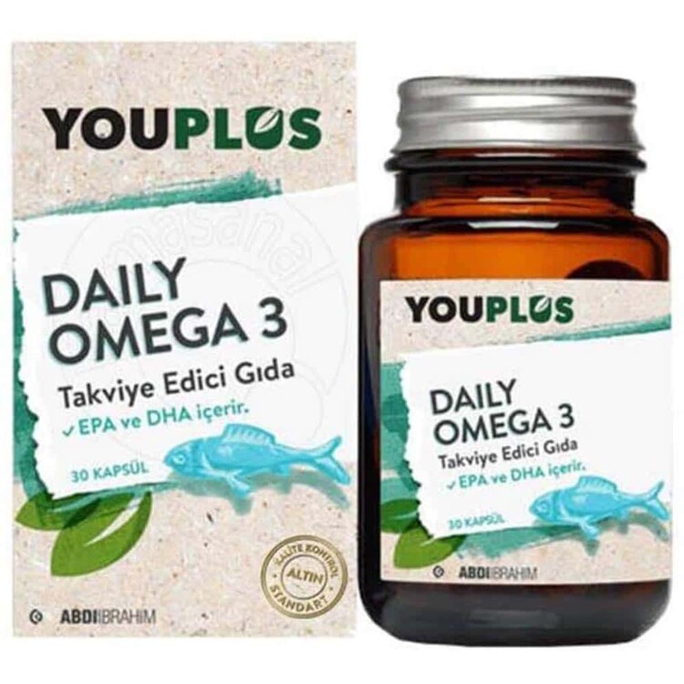 YouPlus - Youplus Daily Omega-3 30 Kapsül