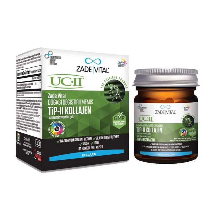 Zade Vital - Zade Vital Tip 2 Collagen Takviye Edici Gıda 30 Bi